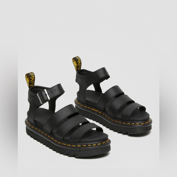 DR. MARTENS BLAIRE HYDRO LEATHER STRAP SANDALS - Picture 3 of 13